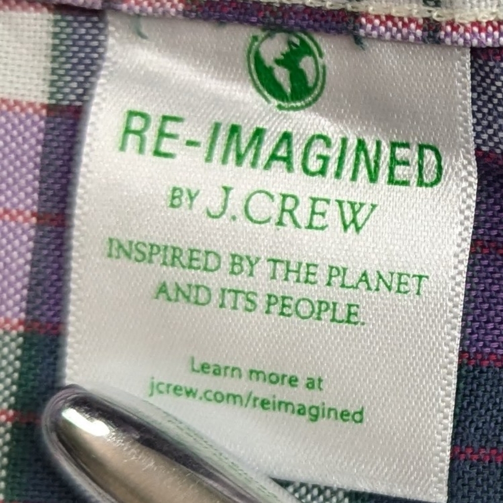 J. Crew Re-Imagine Oxford Button Down Men's L Slim - Picture 13 of 16
